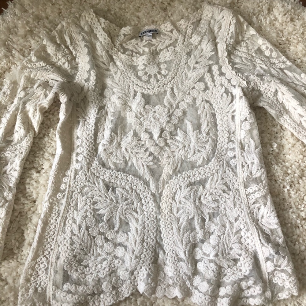 Express lace top